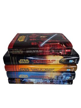 Star Wars Book Lot Crystal Star New Rebellion Planet Twilight Children Of Jedi